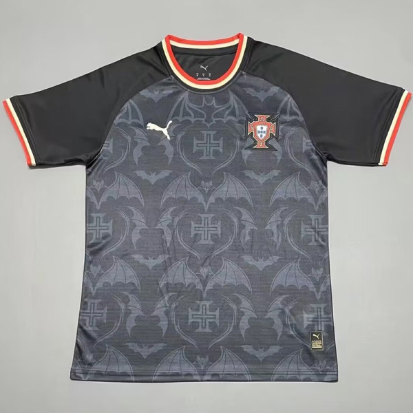 26/27 Portugal Bat Edition  Black Fans Soccer Jersey