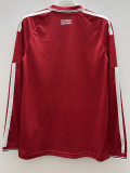 26/27 Man Utd Home Long Sleeve Fans Soccer Jersey