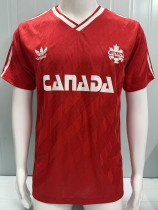 1986 Canada Home Retro Soccer Jersey