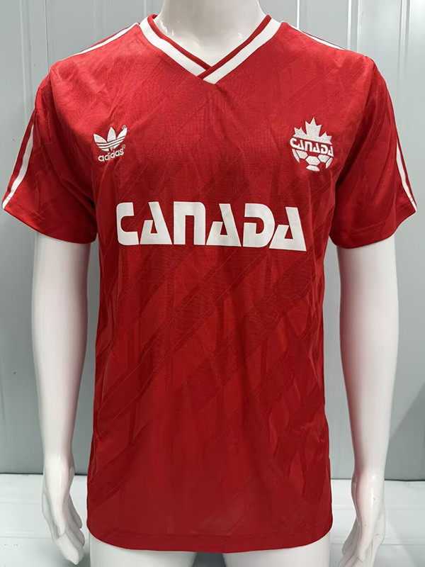 1986 Canada Home Retro Soccer Jersey