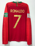 2018 Portugal Home Retro Soccer Jersey