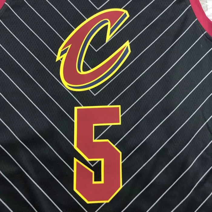 CLEVELAND SMITH JR. # 5 Black Top Quality Hot Pressing NBA Jersey