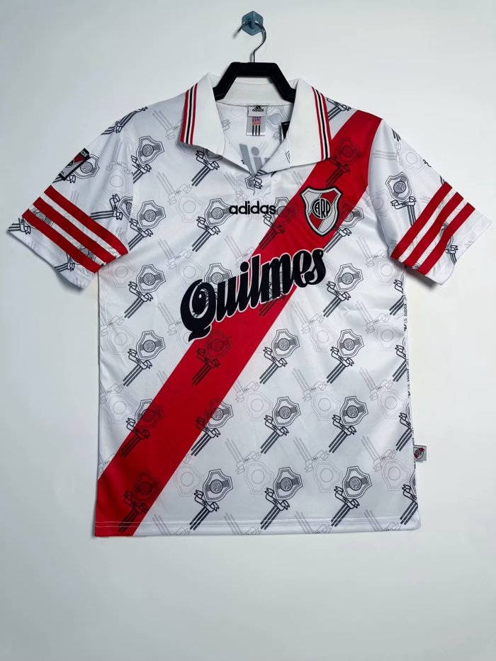 1996-1997 River Plate Home Retro Soccer Jersey