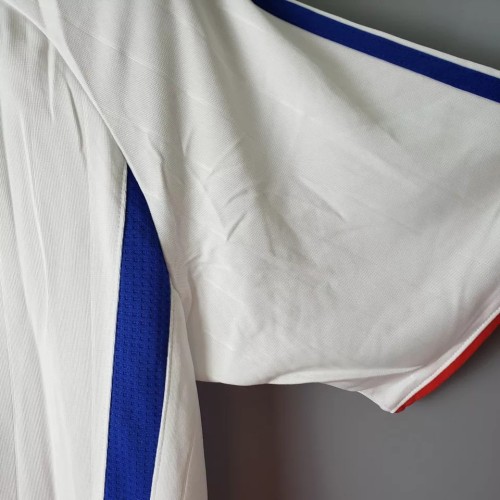 2006 France Away White Retro Soccer Jersey Item