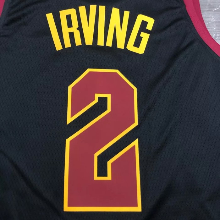 CLEVELAND IRVING # 2 Black Top Quality Hot Pressing NBA Jersey