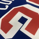 WARRIORS CURRY #30 Blue 75th Anniversary Retro NBA Jersey