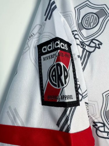 1996-1997 River Plate Home Retro Soccer Jersey