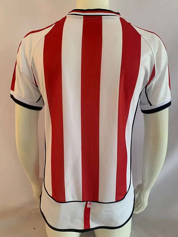 2001-2002 Olympiacos Home Retro Soccer Jersey