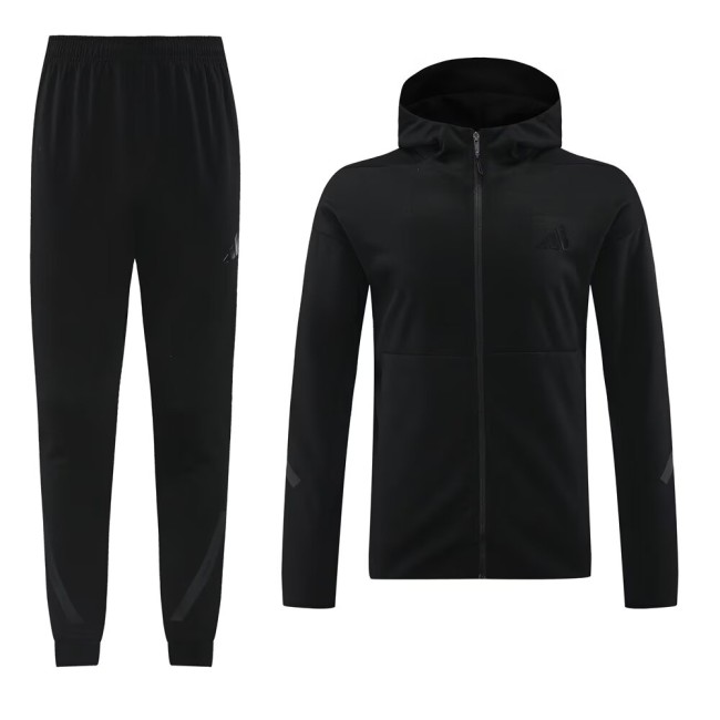2024 AD Black Hoodie Jacket Tracksuit 