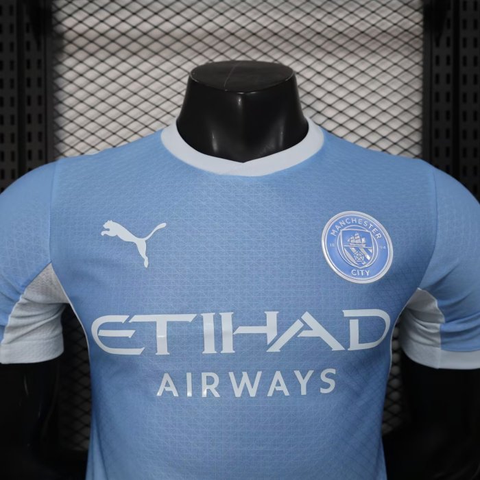 2026 Man City Home Player Version Soccer Jersey