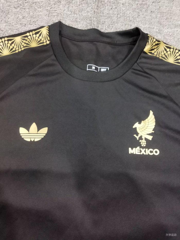 25-26 Mexico Gold Cup Black Fans Soccer Jersey