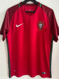 2016 Portugal Home Retro Soccer Jersey