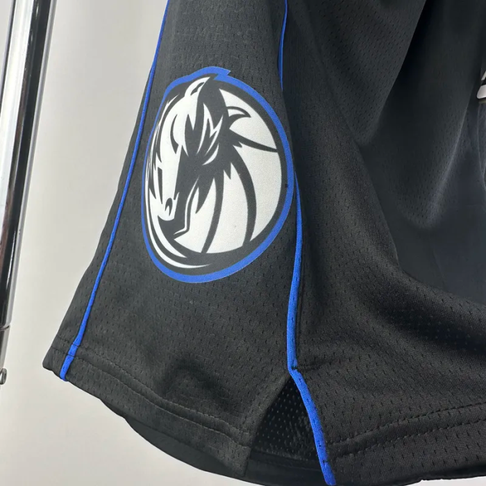 23-24 Dallas Mavericks Black City Edition Top Quality NBA Pants