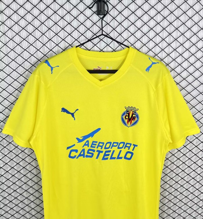 2008-2009 Villarreal Home Retro Soccer Jersey