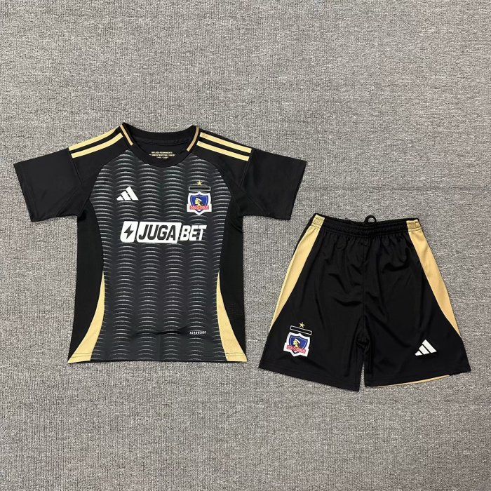 25-26 Colo-Colo Away Kids Soccer Jersey