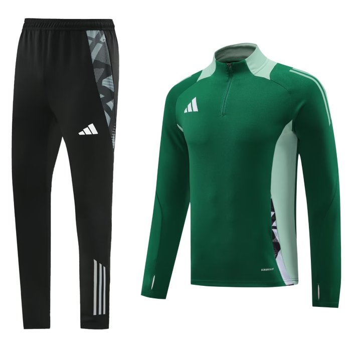 2024 AD Green Half Pull Tracksuit