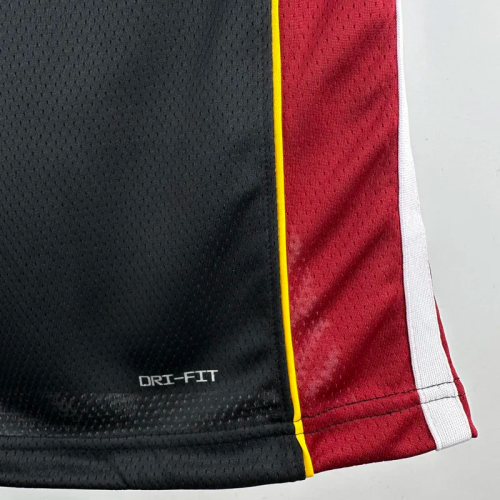 22-23 HEAT JAQUEZ JR. #11 Black Top Quality Hot Pressing NBA Jersey