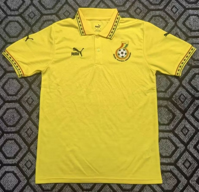 25-26 Ghana Yellow Special Edition Fans Soccer Jersey