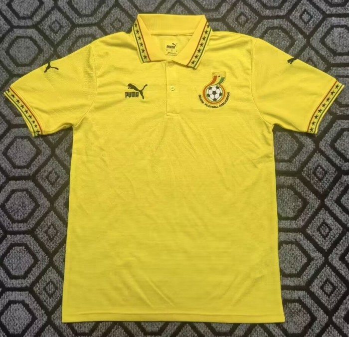 25-26 Ghana Yellow Special Edition Fans Soccer Jersey