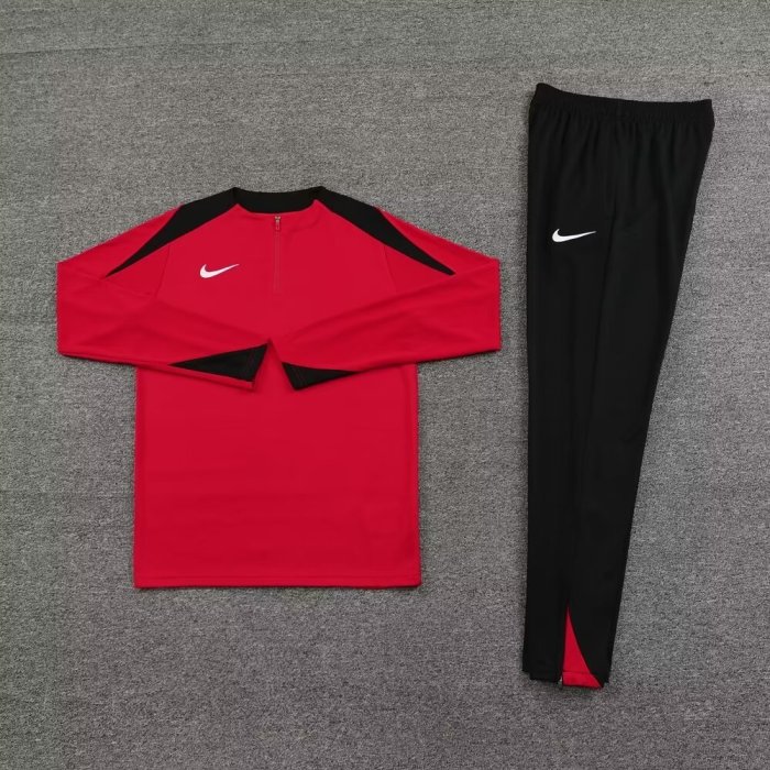 2024 NK Red Half Pull Tracksuit 