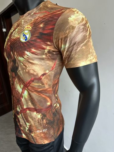 25-26 RMA Orange Special Edition Player Version Soccer Jersey