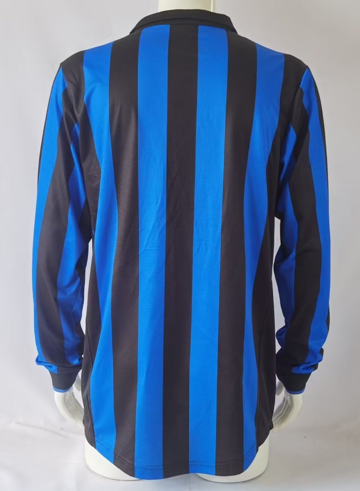 1998-1999 INT Home Long sleeves Retro Soccer Jersey