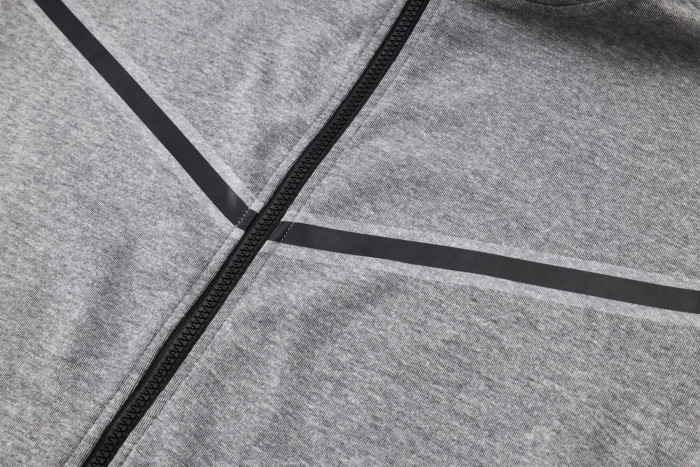 2024 NK Gray Hoodie Jacket Tracksuit