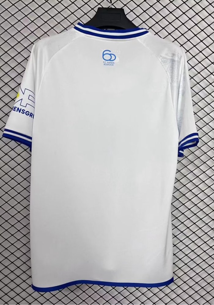 25-26 Hansa Rostock Away Fans Soccer Jersey 1:1 Thai Quality