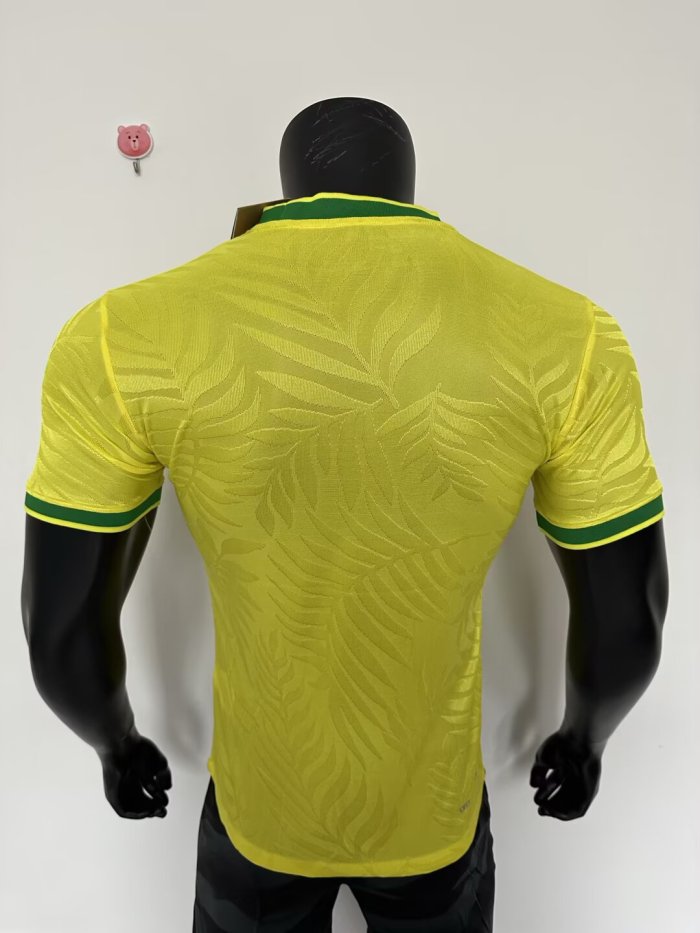 25-26 Brazil Yellow Special Edition Player Version Soccer Jersey