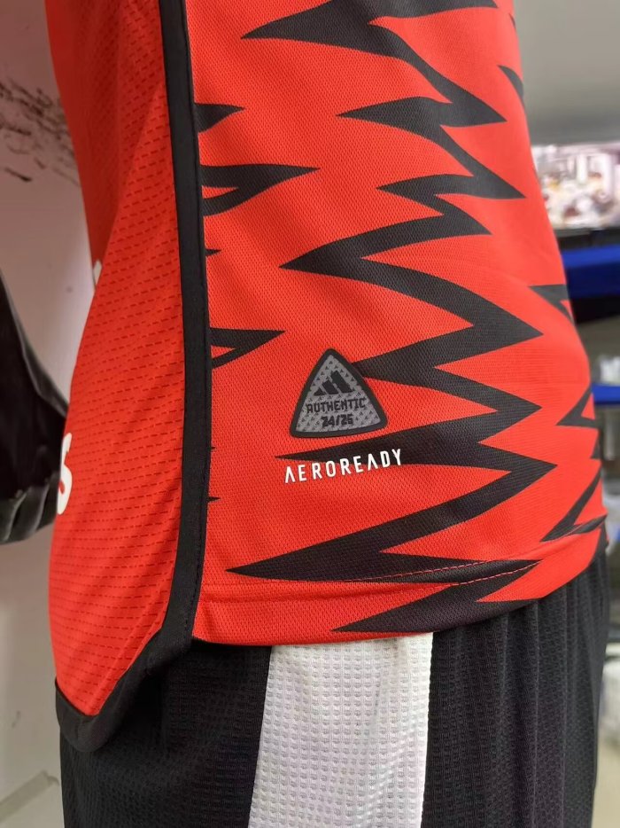 24-25 New York Red Bulls Away Version Player Soccer Jersey (纽约红牛)