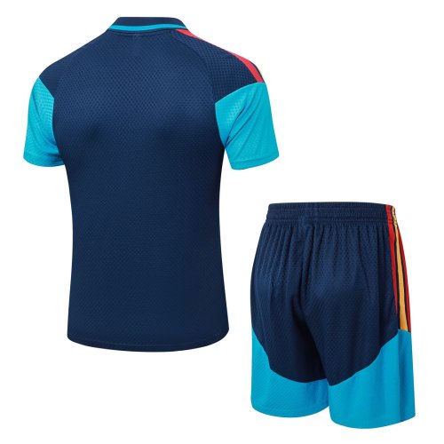 2026 AD Blue High Quality Player Version Training Short Suit (球员套装)