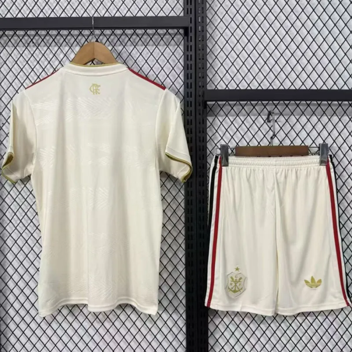 25-26 Flamengo Third Kids Soccer Jersey 1:1 Thai Quality