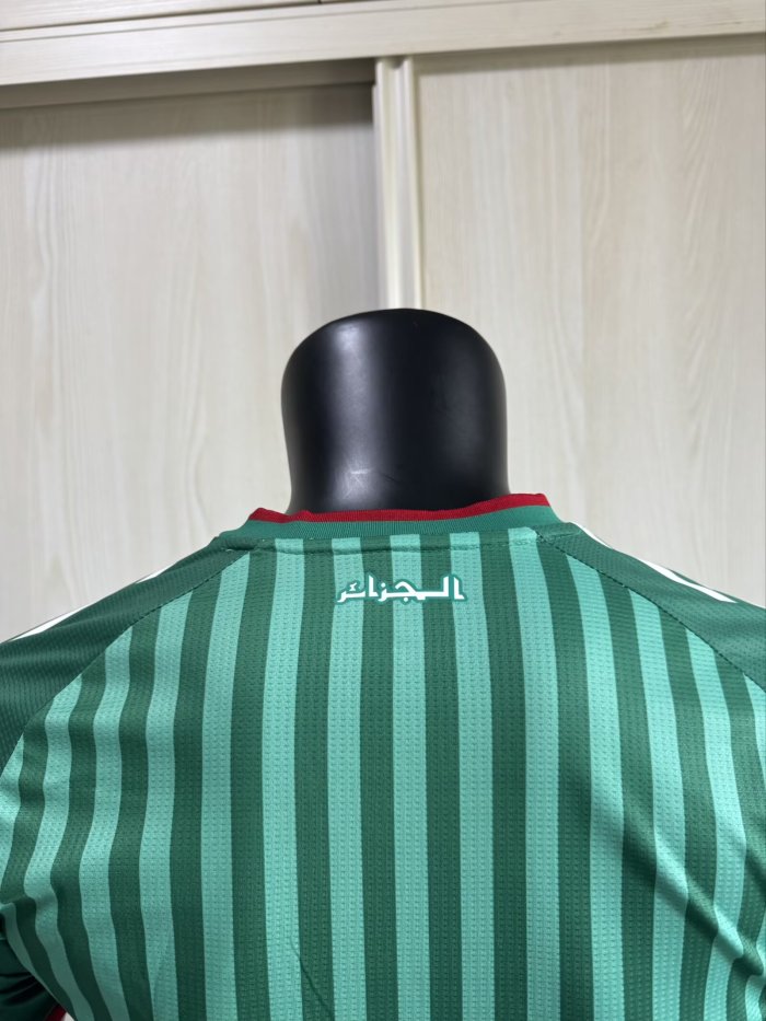 25-26 Algeria Green Player Version Soccer Jersey