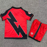 25-26 Rayo Vallecano Away Kids Soccer Jersey 1:1 Thai Quality