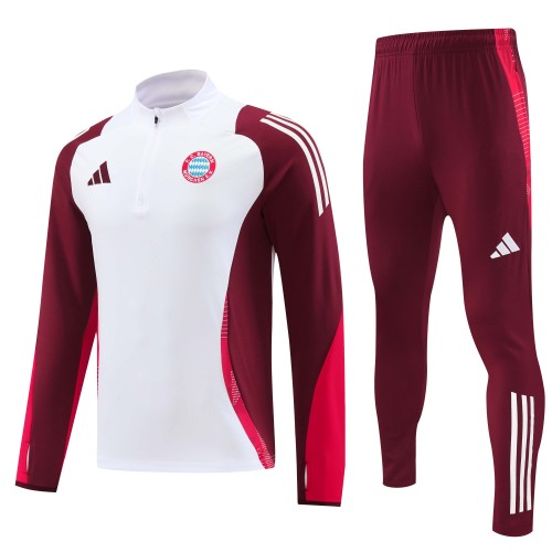 24-25 Bayern High Quality Half Pull Tracksuit