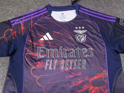 25-26 Benfica Fourth Fans Soccer Jersey