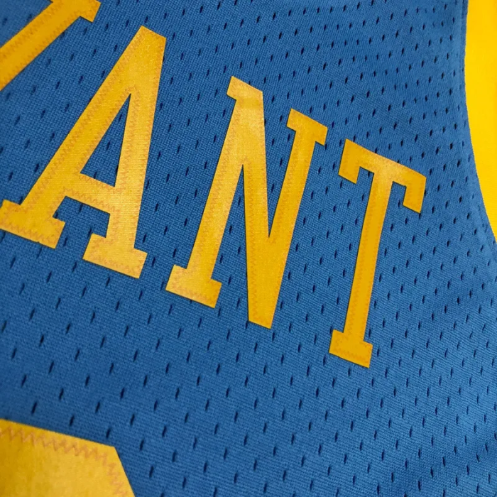 2002 LAKERS BRYANT #8 Light blue Retro Top Quality Hot Pressing NBA Jersey