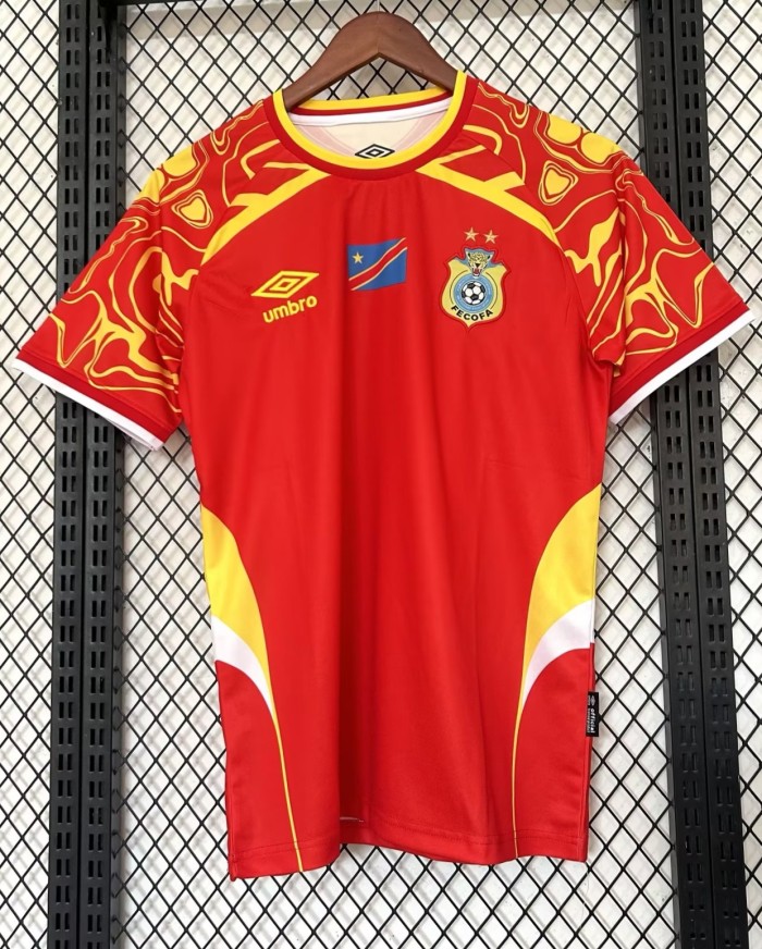 25-26 DR Congo Red Special Edition Fans Soccer Jersey