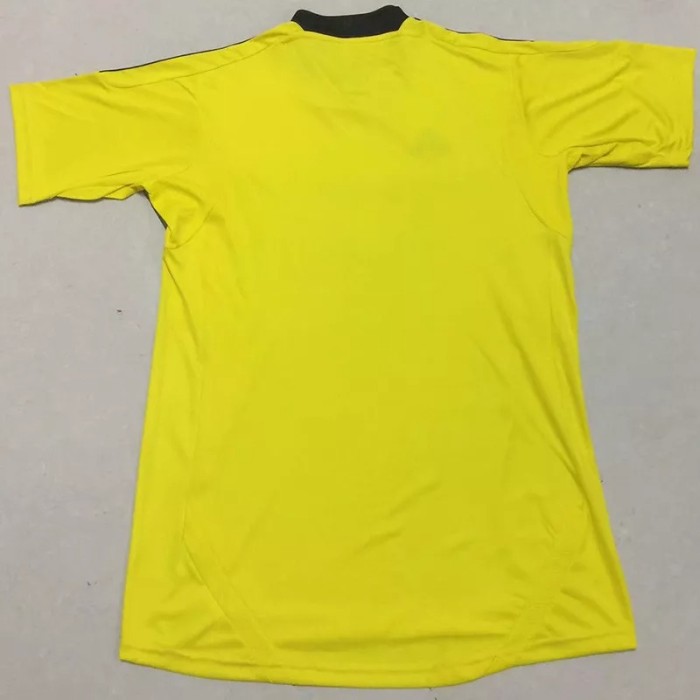 2011-2012 RMA yellow Retro Soccer Jersey