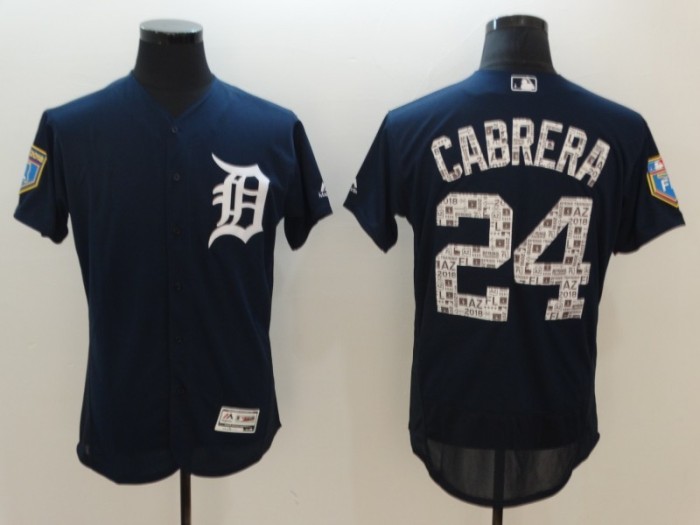 2024 MLB Detroit Tigers New Pattern Jersey