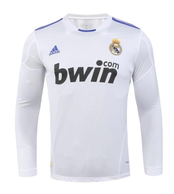 2010-2011 RMA Home Long sleeves Retro Soccer Jersey