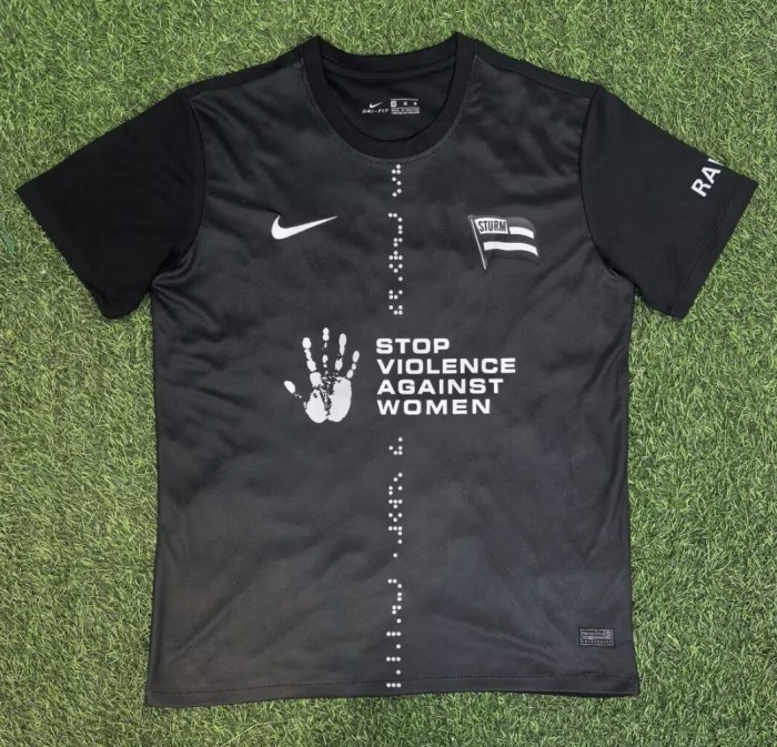 2026 Sturm Graz Black Special Edition Fans Soccer Jersey