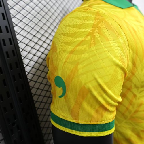 24-25 Brazil Comma Yellow Special Edition Player Version Soccer Jersey