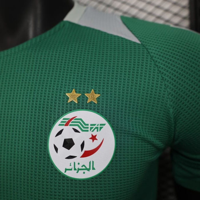 25-26 Algeria Green Player Version Training shirts