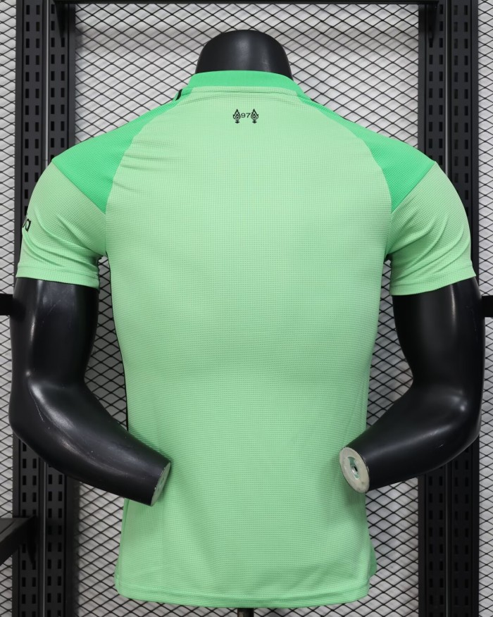 25-26 LIV Green Goalkeeper Player Version Soccer Jersey