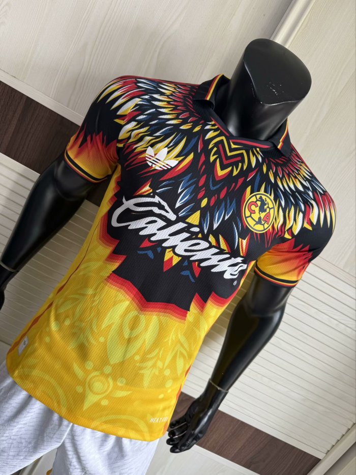 25-26 Club America Yellow Special Edition Player Version Soccer Jersey