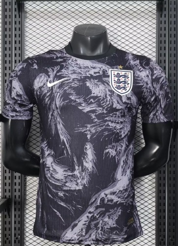 2026 England Grey Black Player Version Training shirts