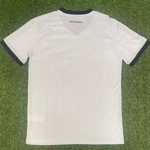 25-26 New Zealand White Fans Soccer Jersey