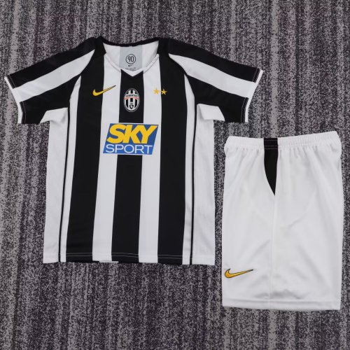 2004-2005 JUV Home Retro Kids Soccer Jersey