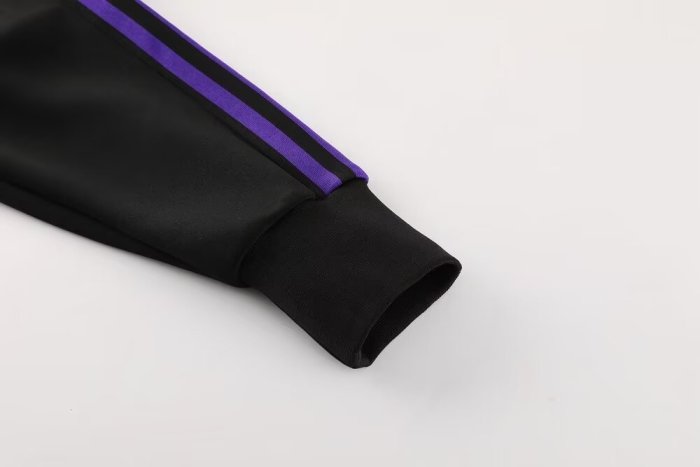 2024 AD Black Jacket Tracksuit